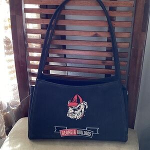 Georgia Bulldogs Black Shoulder Bag, made in 2003-2008